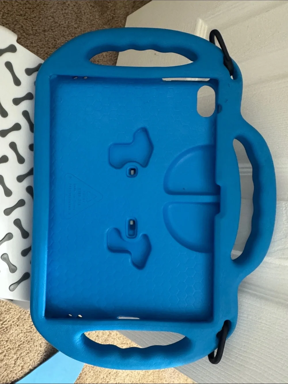 Blue Kids Apple iPad 10 Carry Case with Dual Handles